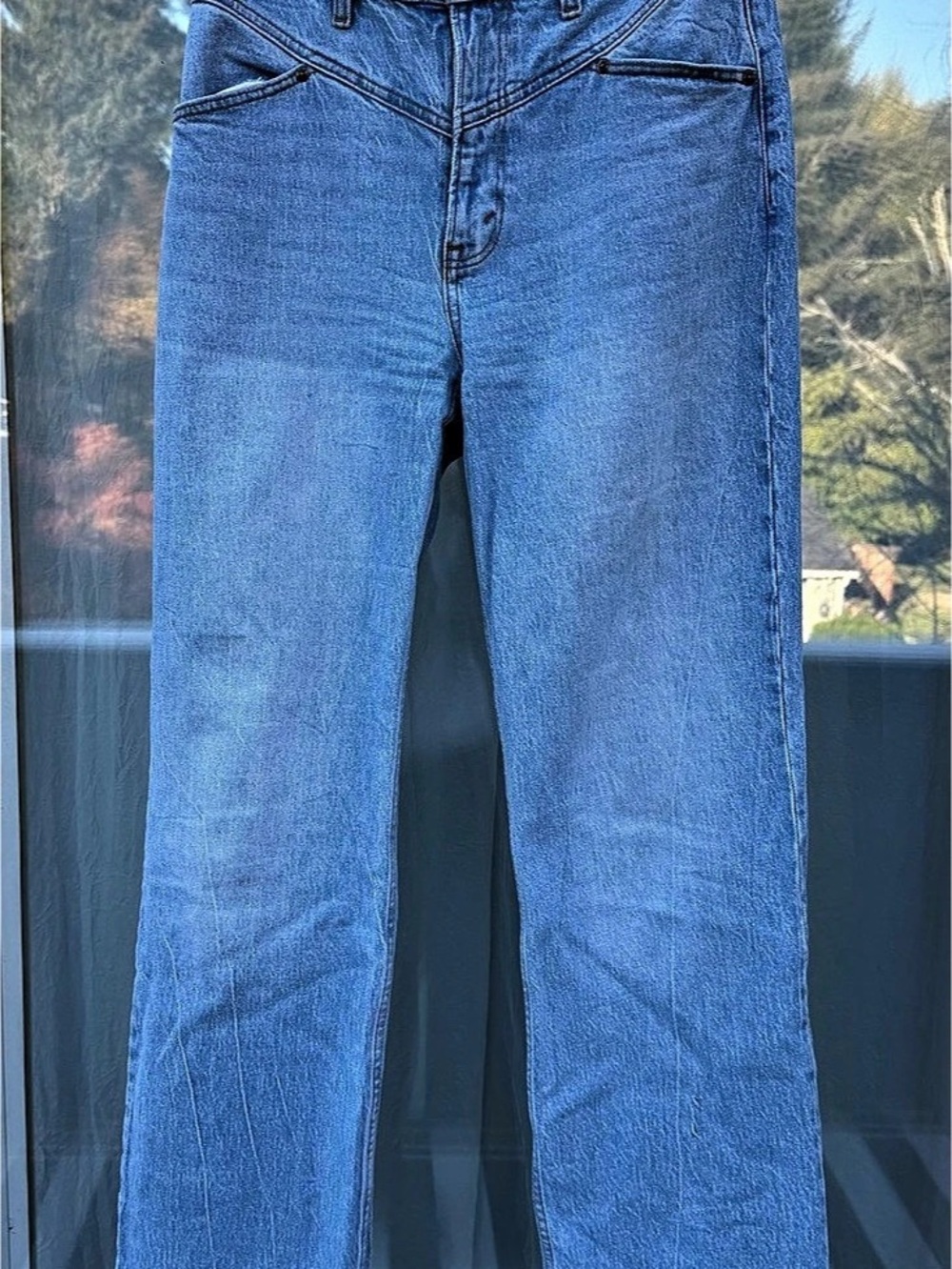 Abercrombie & Fitch The 90s Relaxed Jean High Rise Blue Jeans Waist 27